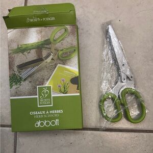 Green Herb Scissors